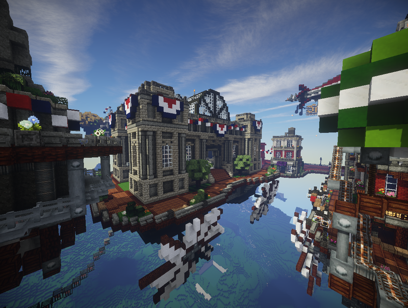 Illustration for article titled Bioshock Infinite's Floating City Built In Minecraft